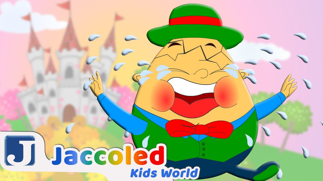 🥚😅 Humpty Dumpty Sat on a Wall Song! 🥚🤣 | Jaccoled Kids World Nursery Rhymes and Kids