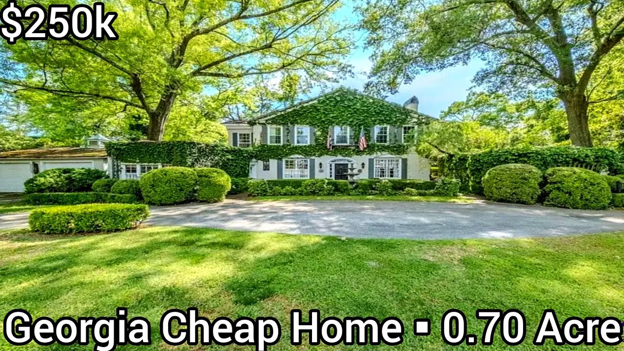 Georgia Homes For Sale | $250k | 3bd | 3ba | Georgia Real Estate For Sale | BnB Homes For Sale