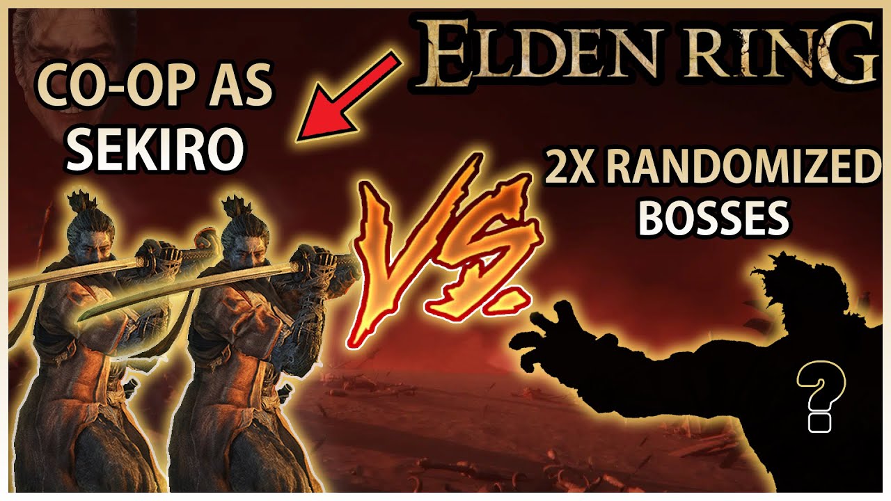 This Mod Turned Us Into Sekiro! | Elden Ring Coop Mod Randomizer Gameplay
