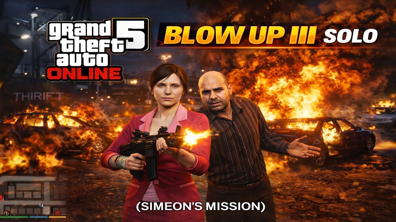 Grand Theft Auto 5 Online Blow Up III SOLO (Simeon's Mission)