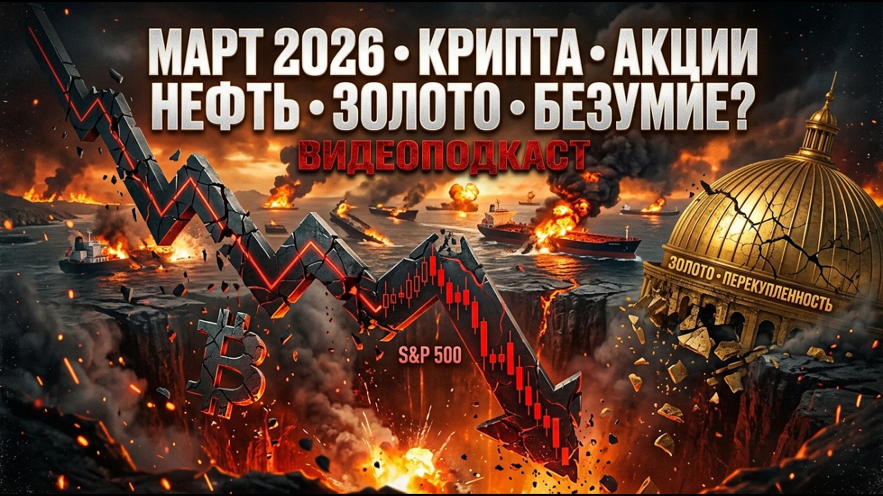 ВПЕРЕДИ БЕЗУМИЕ? Крипта, акции, золото, нефть — куда идёт рынок? ВСЁ в  ХАОСЕ 2026! ВИДЕОПОДКАСТ