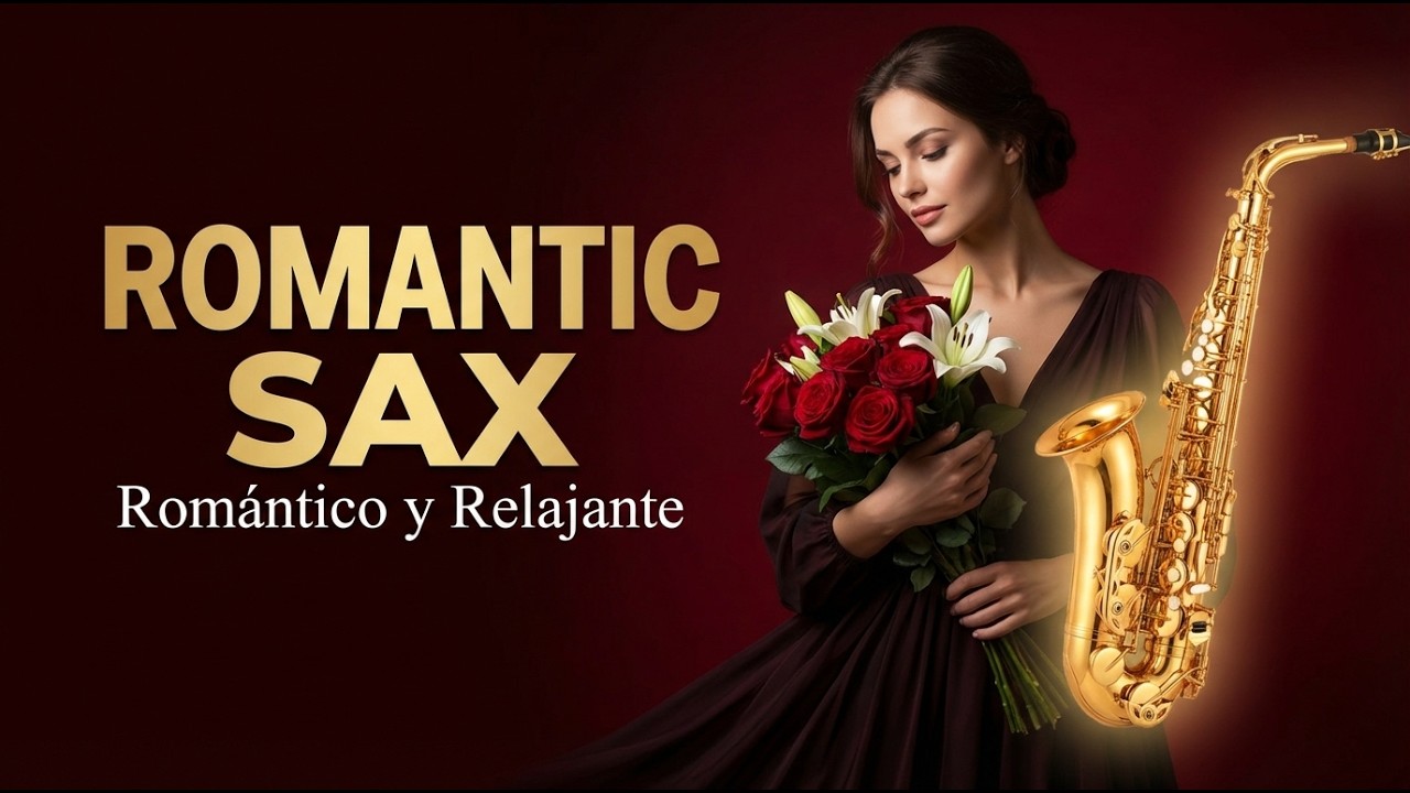 Saxofón romántico suave para dormir profundo y relajarse en noches tranquilas (1 hora)