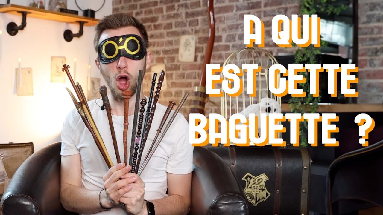 Devines à qui appartient cette baguette Harry Potter ? A l'aveugle !
