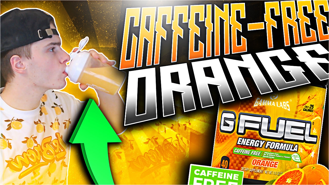 DOES THE CAFFEINE-FREE ORANGE GAMMA TASTE GOOD!? (IS CAFFEINE-FREE ORANGE GFUEL GOOD) TASTE TEST !!