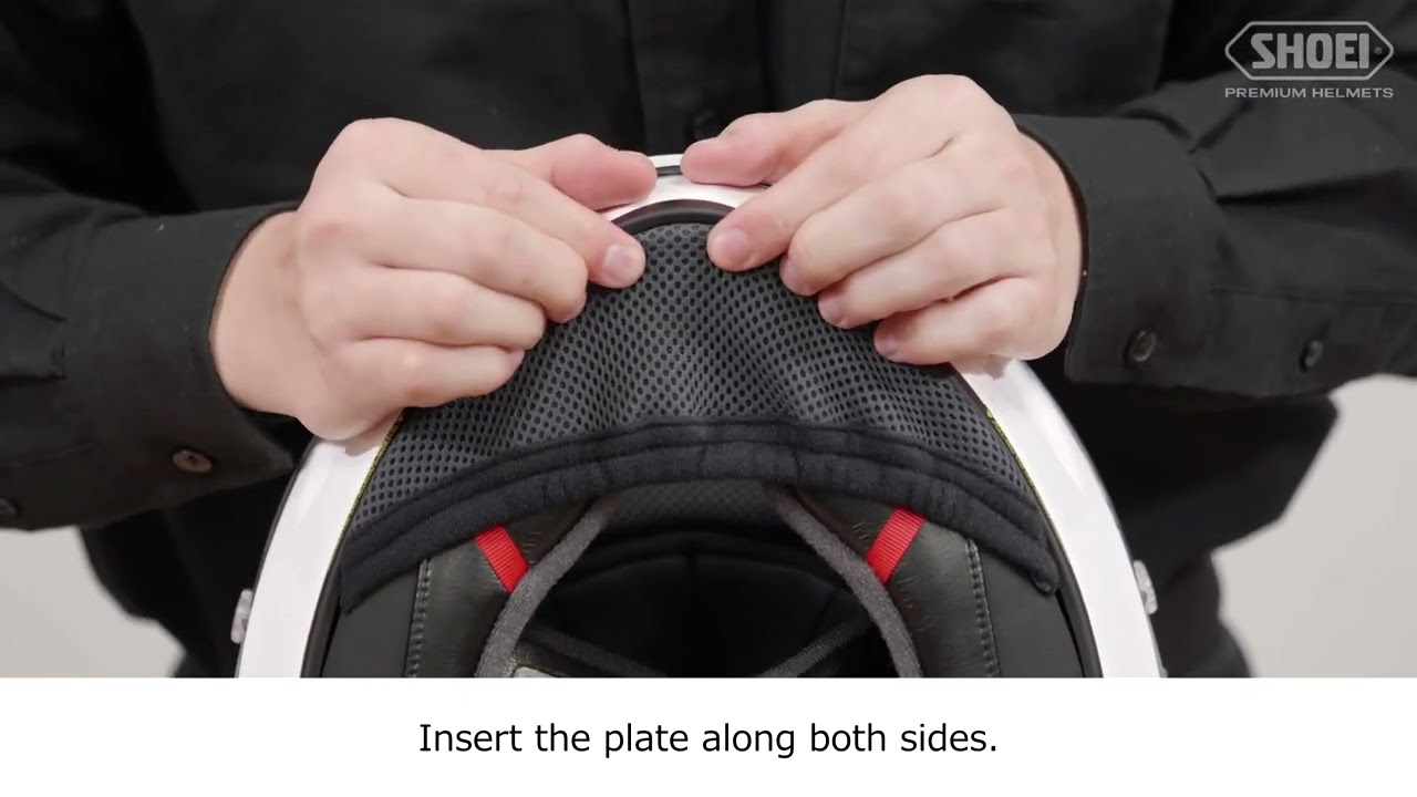 [ SHOEI Official ] How to attach and remove the chin curtain D