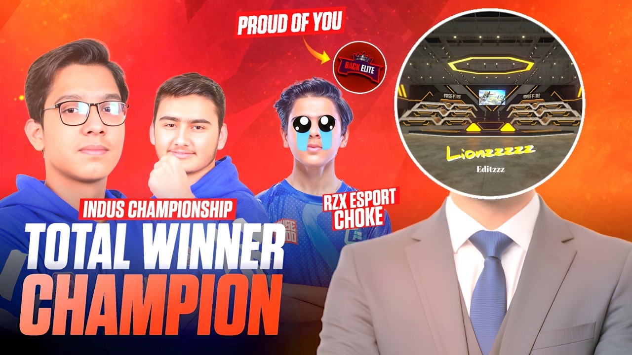 INDUS CHAMPIONSHIP &ndash; TW CHAMPION 🏆 | RZX ESPORTS CHOKE 😱 | Back Elite Dominates Indus Championship🔥🤯