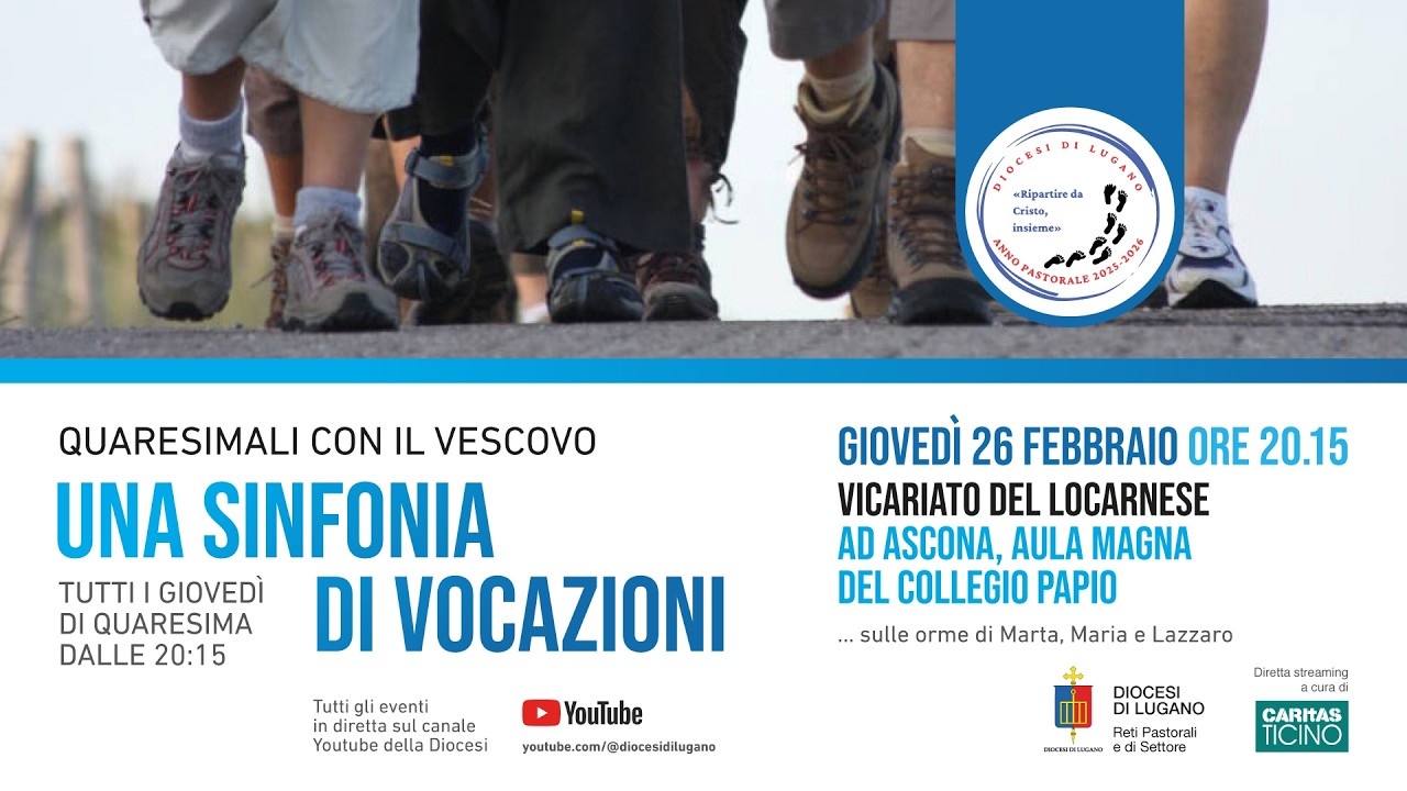 Una Sinfonia di Vocazioni - Quaresimali 2026 - dal Collegio Papio di Ascona