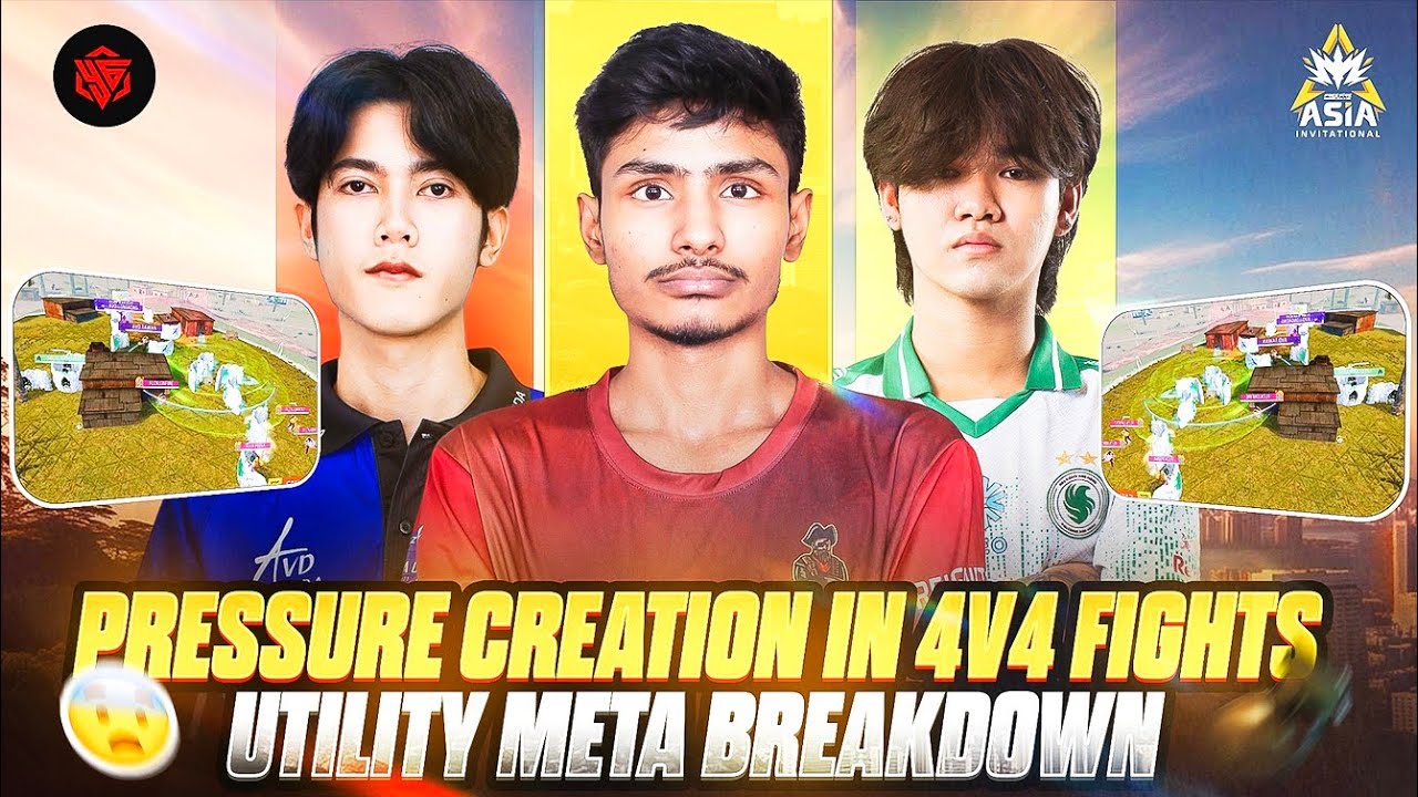 How Falcons & Avida Take 4v4 Fight Against Indian Teams || Impact Of Pressure Creation 🥵😰