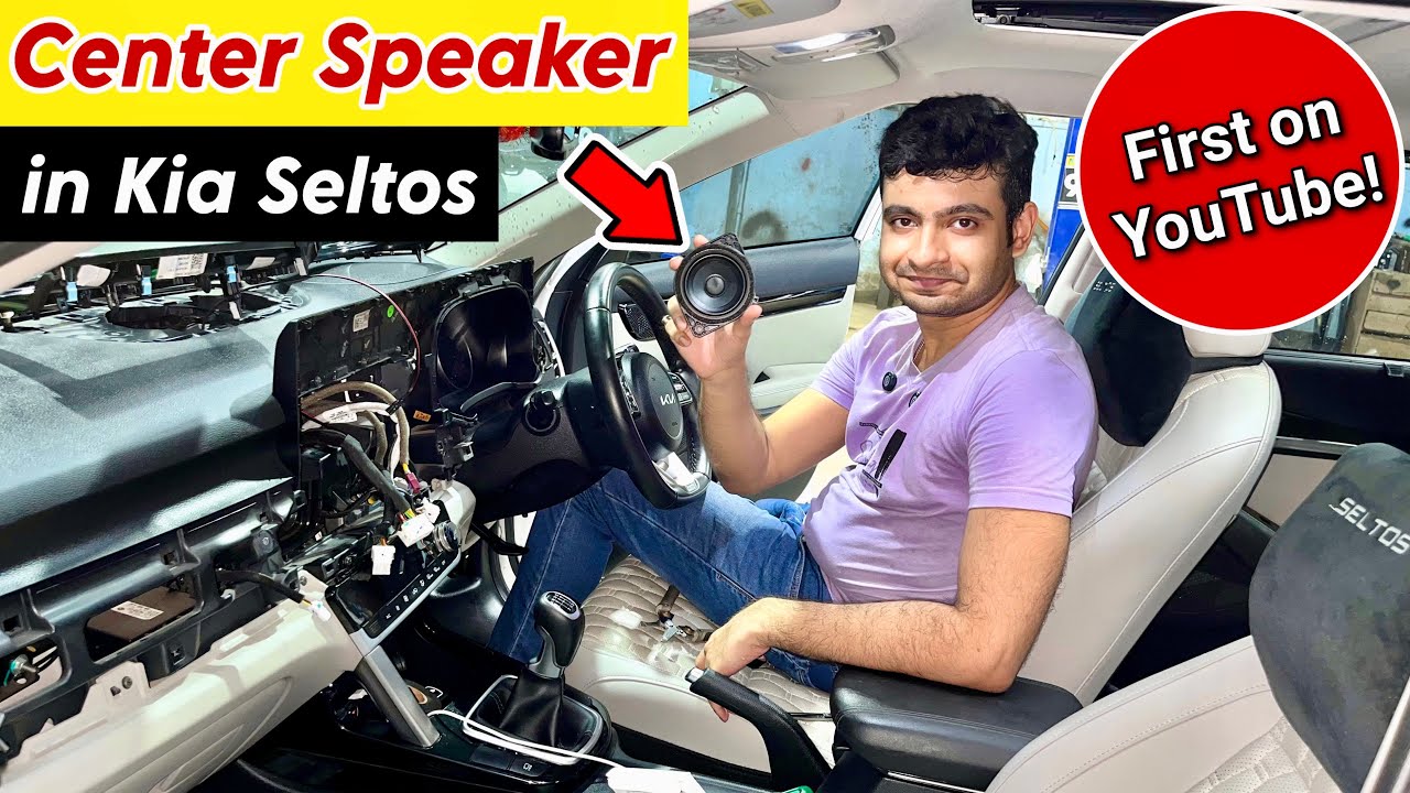 CENTER SPEAKER in Kia Seltos🔥 Full Installation Process With Price
