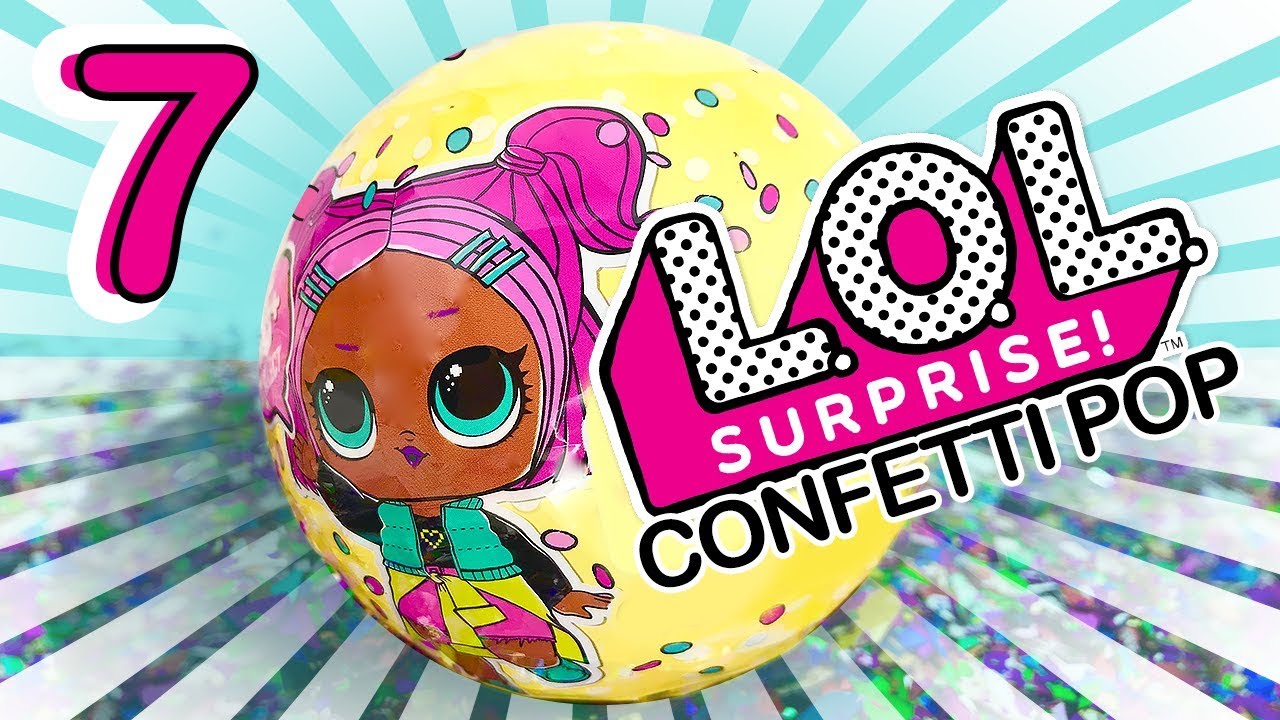 LOL Dolls Confetti Pop LOL Surprise Dolls Opening Rare Collection Countdown 7 Snuggle Babe Fizz