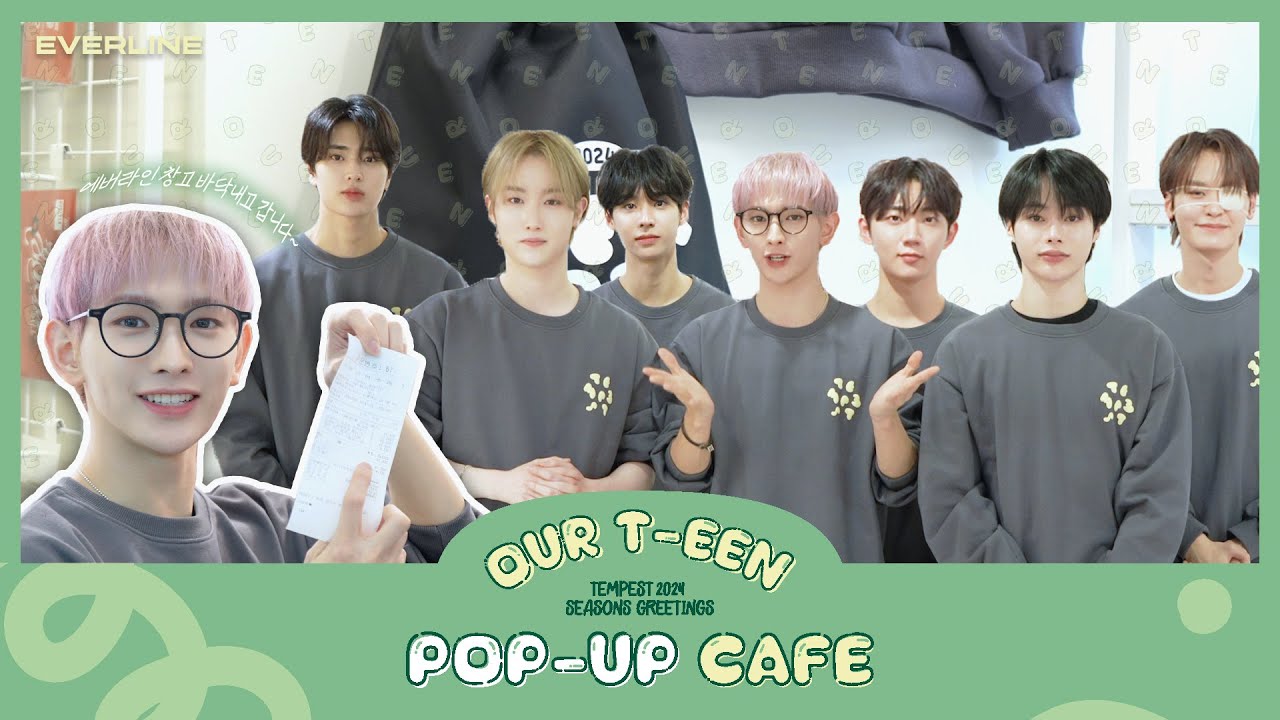 [BEHIND] 템페스트 X 에버라인 팝업 카페 방문 비하인드 스토리💚 I TEMPEST X EVERLINE POP-UP CAFE