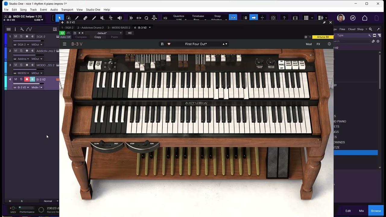 Friday improv. Just me playing organ and piano.