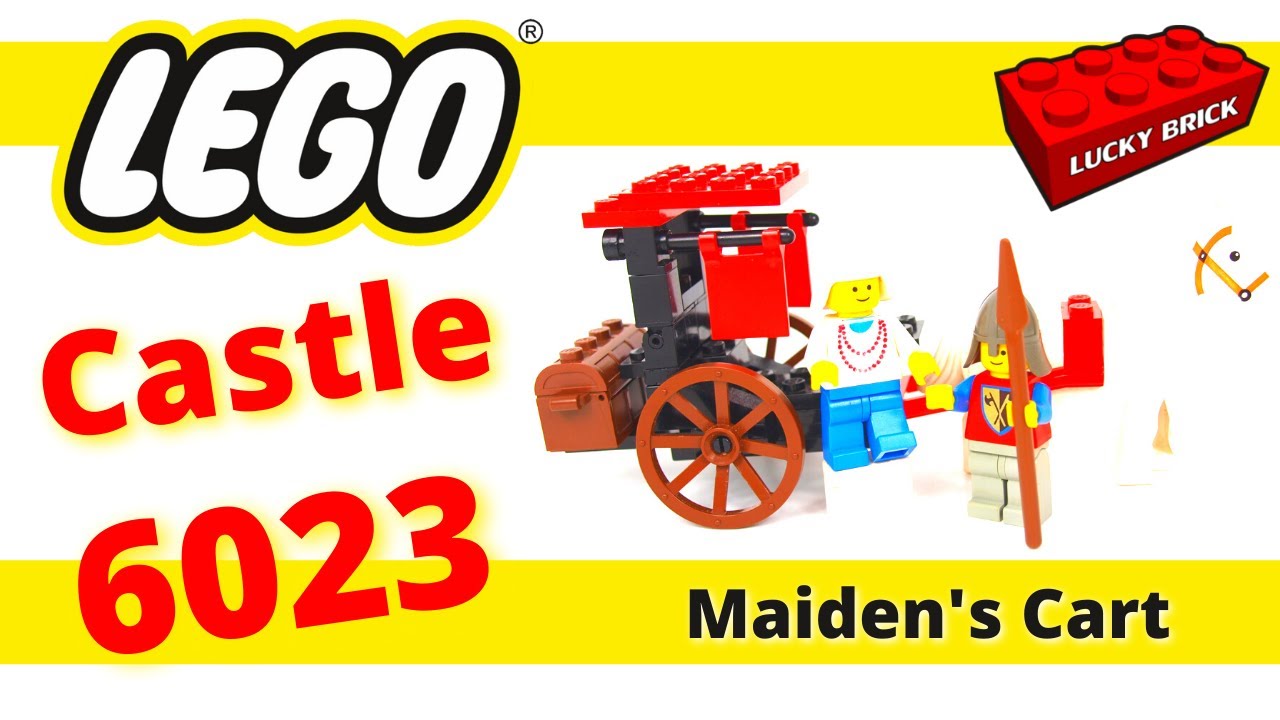 LEGO Lata 80 | 6023 Castle | Maiden's Cart | Lion Knights | LUCKY BRICK Sklep z Klockami