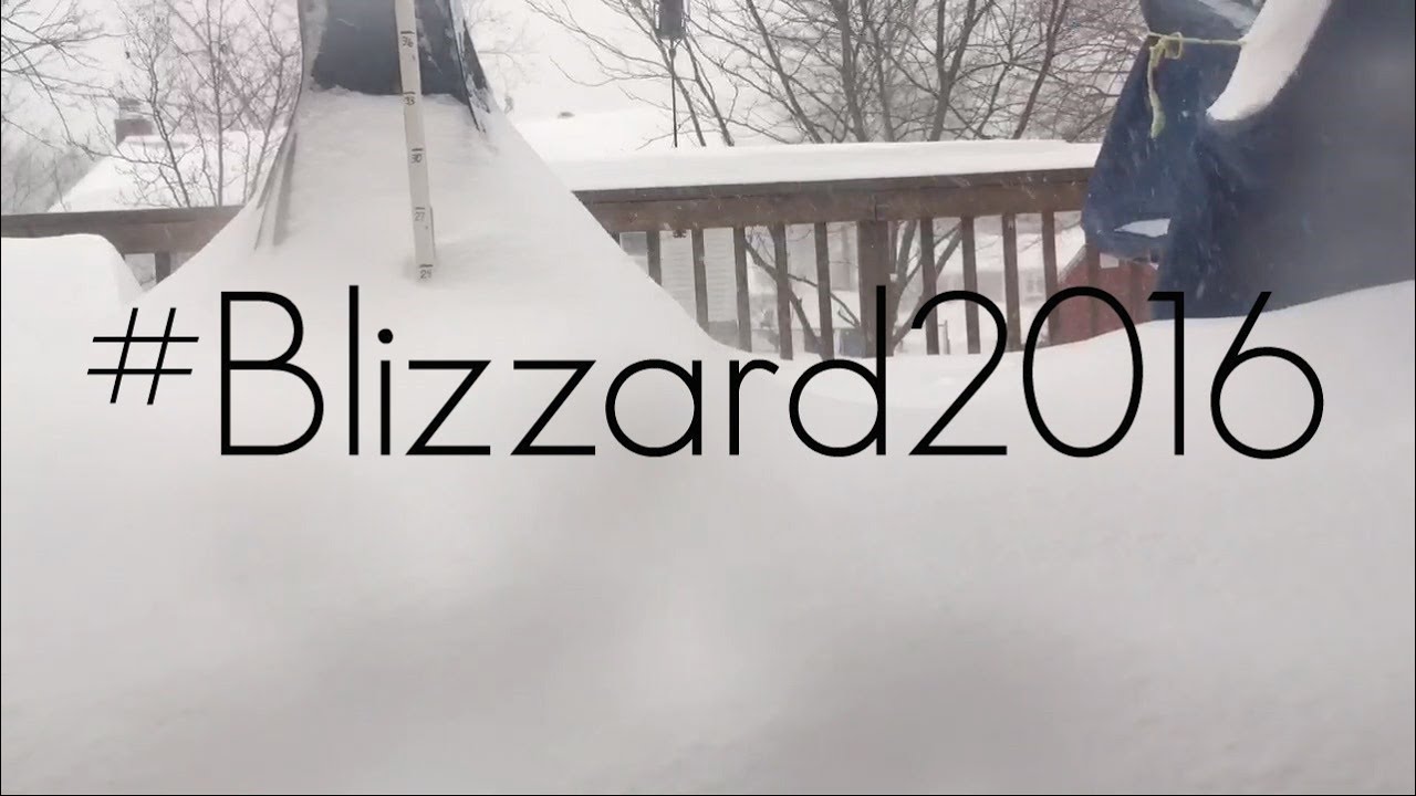 East Coast Blizzard (Time-Lapse) #Blizzard2016