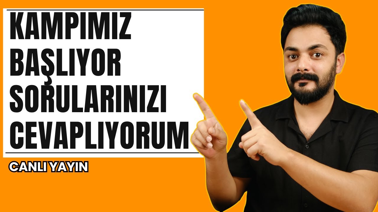 KAMPIMIZ BAŞLIYOR | SORU CEVAP | CANLI YAYINI (2026 KPSS DGS AGS ALES)