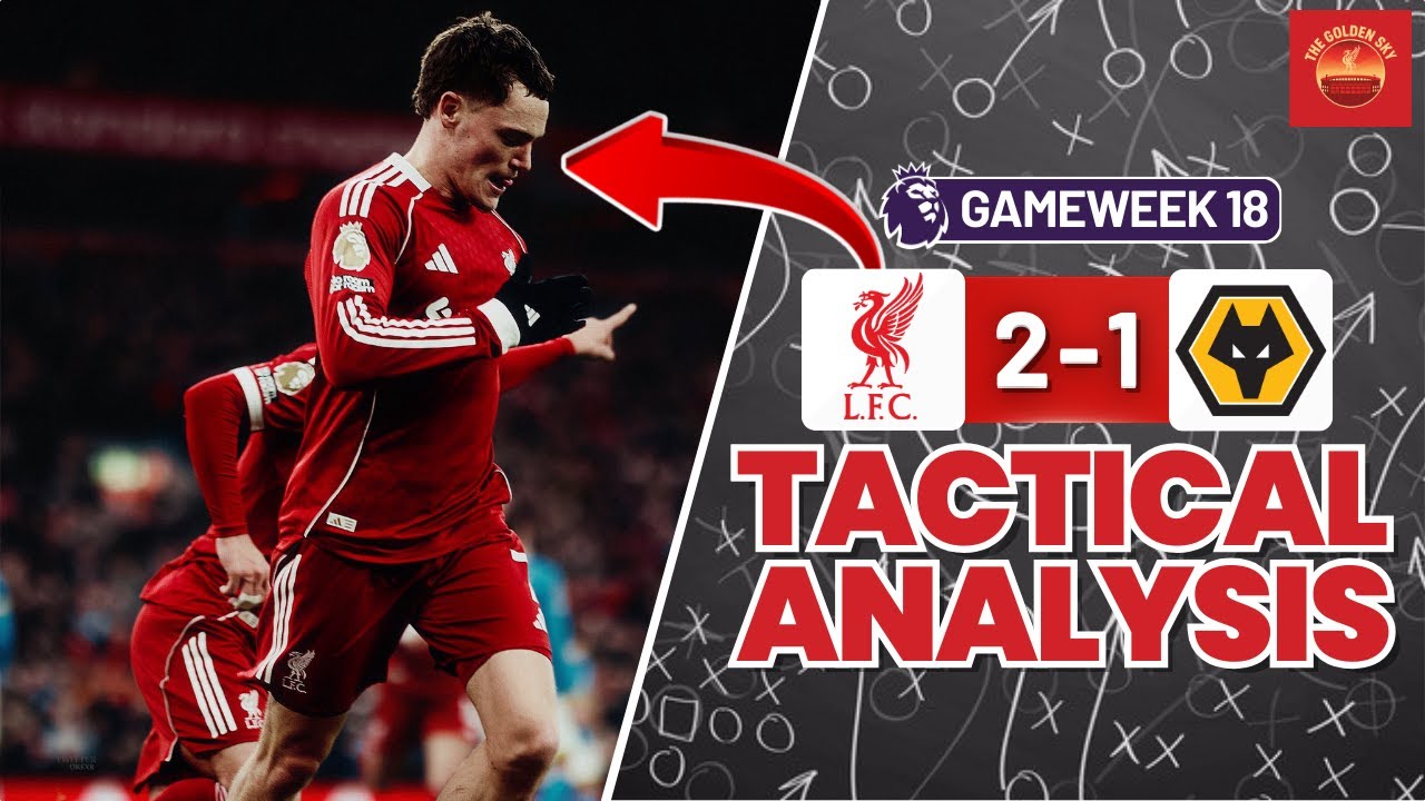 A Wirtz Masterclass! Liverpool 2 - 1 Wolves - Tactical Analysis & Breakdown | The Golden Sky