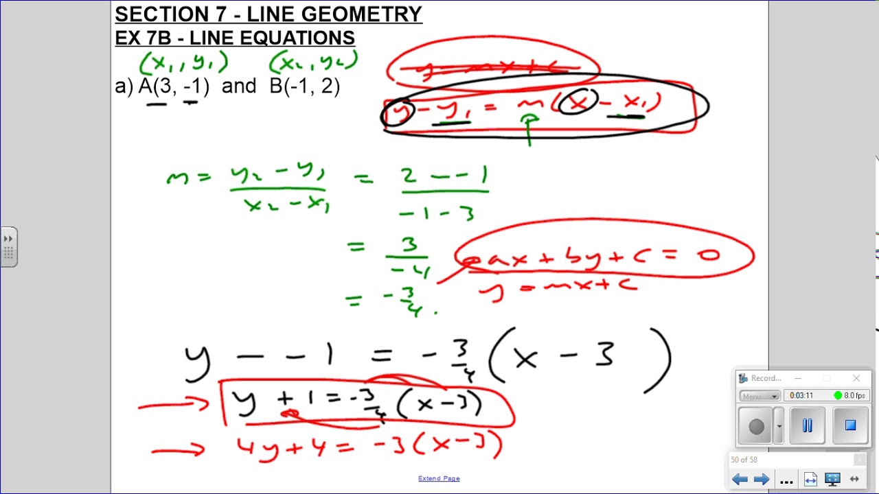 COSBICMATHS HELP EX7B