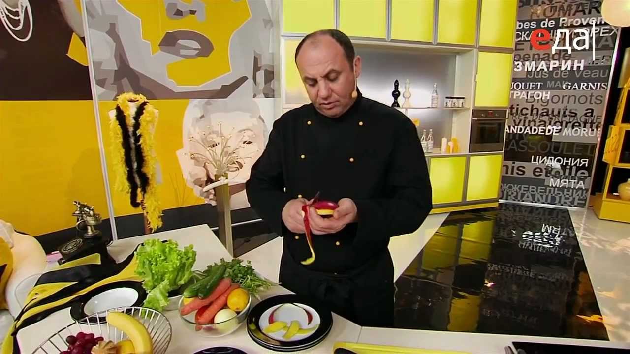 Салат с манго и сыром «фета»
