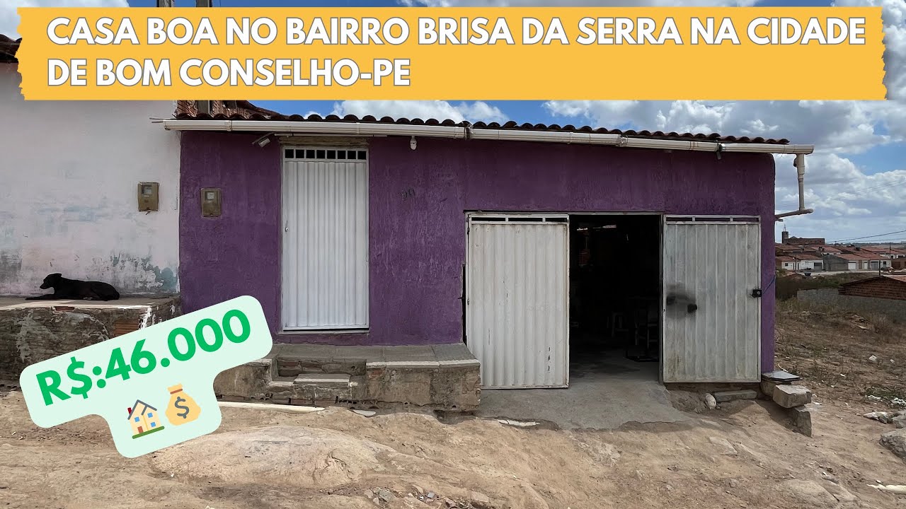 🏠 CASA BOA NA BRISA DA SERRA POR SOMENTE R$ 46.000 💰