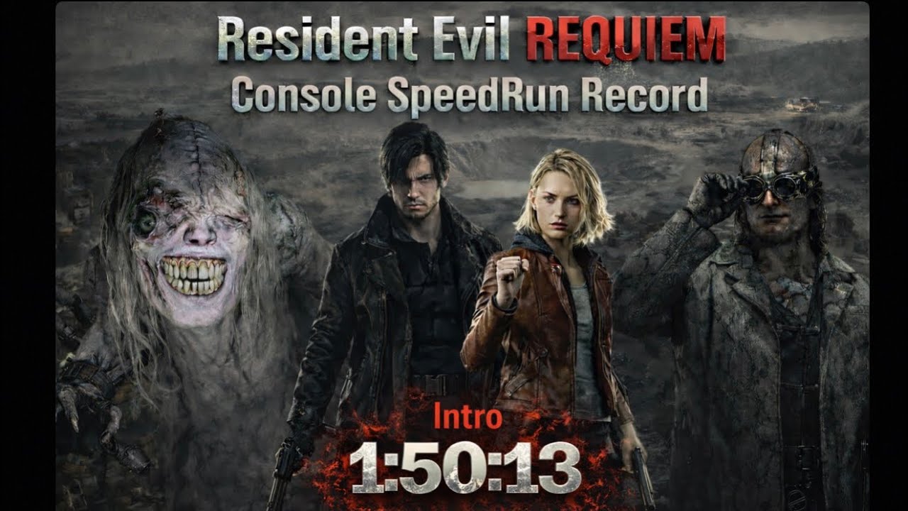 Resident Evil Requiem Console Speed Run Record