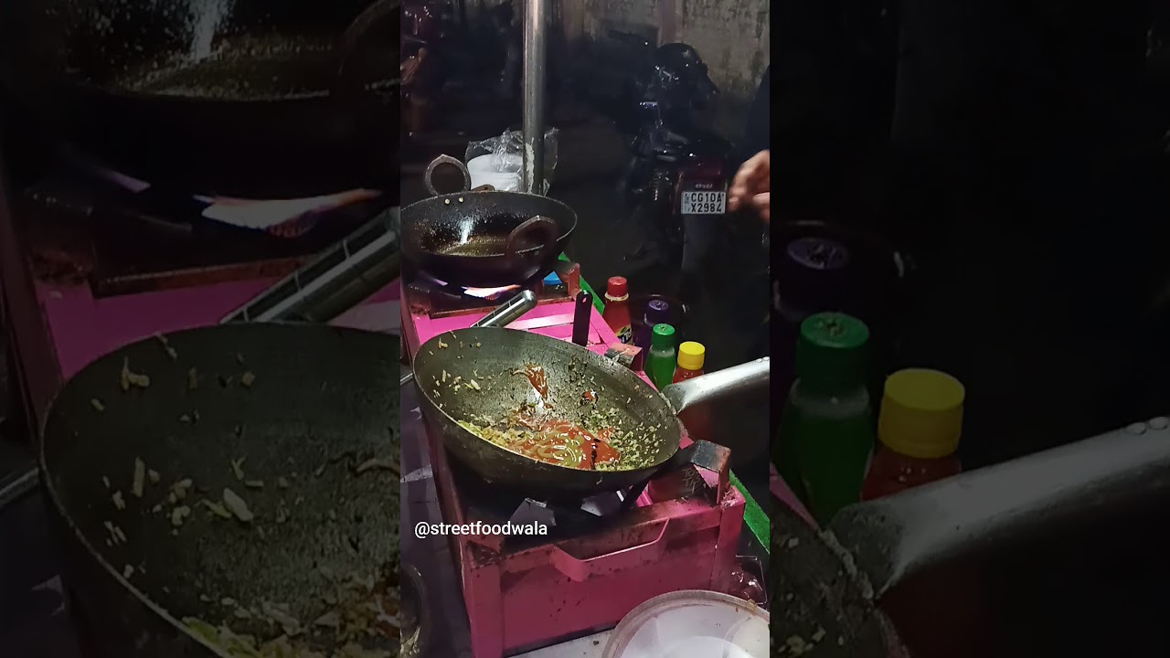 VEG LALIPOP LAPETA 50₹ | JAINJI FAST FOOD | AWESOME STREET FOOD| STREET FOOD WALA BILASPUR