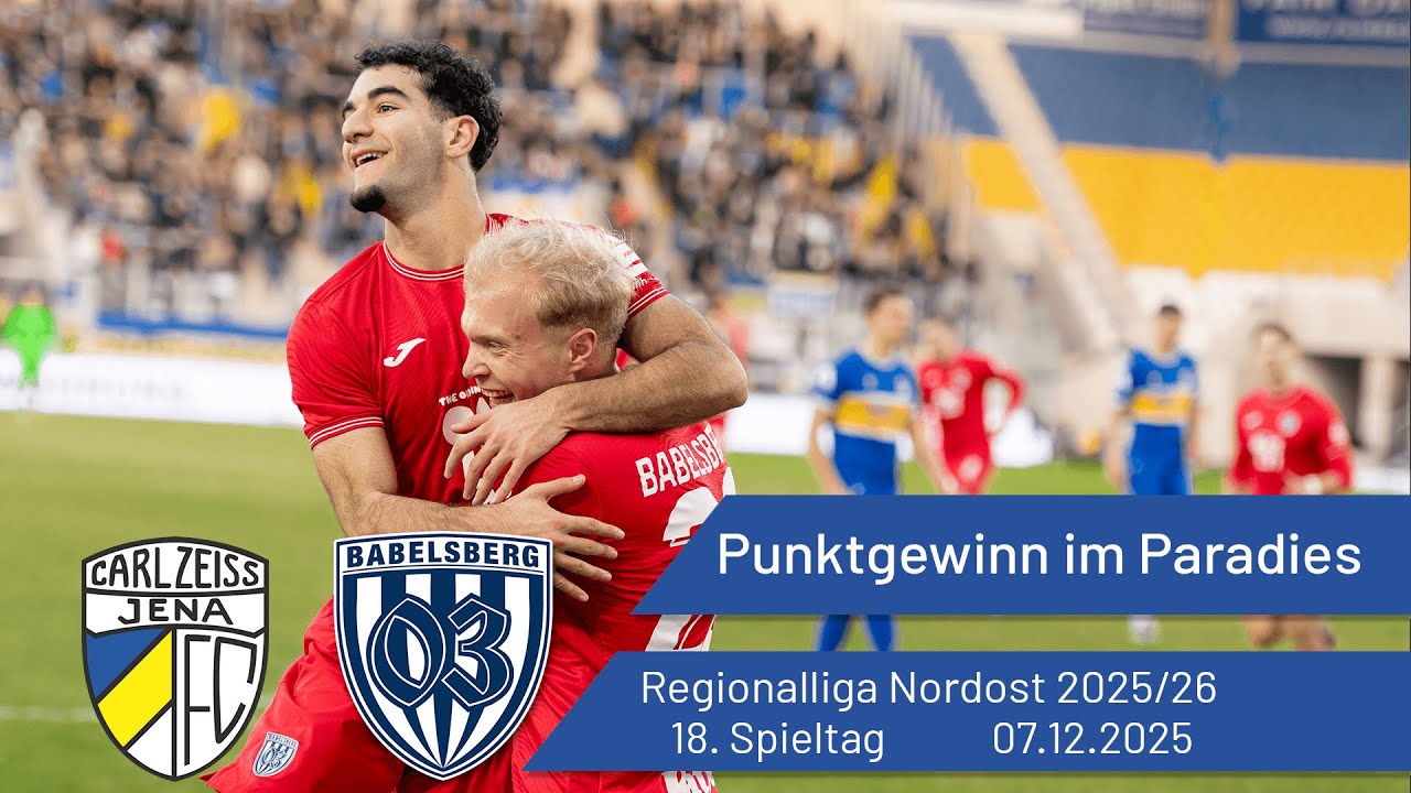Punktgewinn im Paradies | Carl Zeiss Jena vs. Babelsberg 03 | #nulldreitv | 2025/26