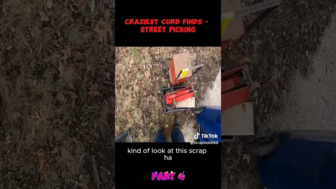 Cash in the trash #scraplife #asmr #garbage