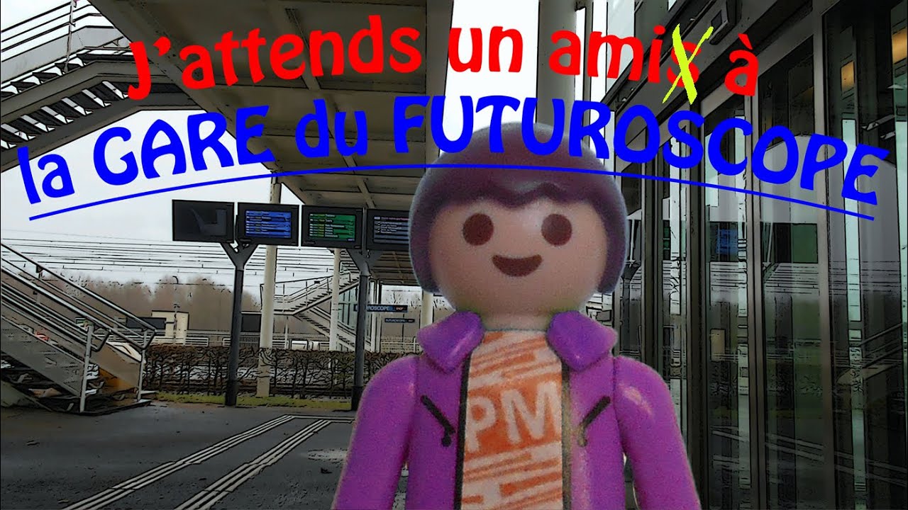 J'attends un ami à la GARE du FUTUROSCOPE