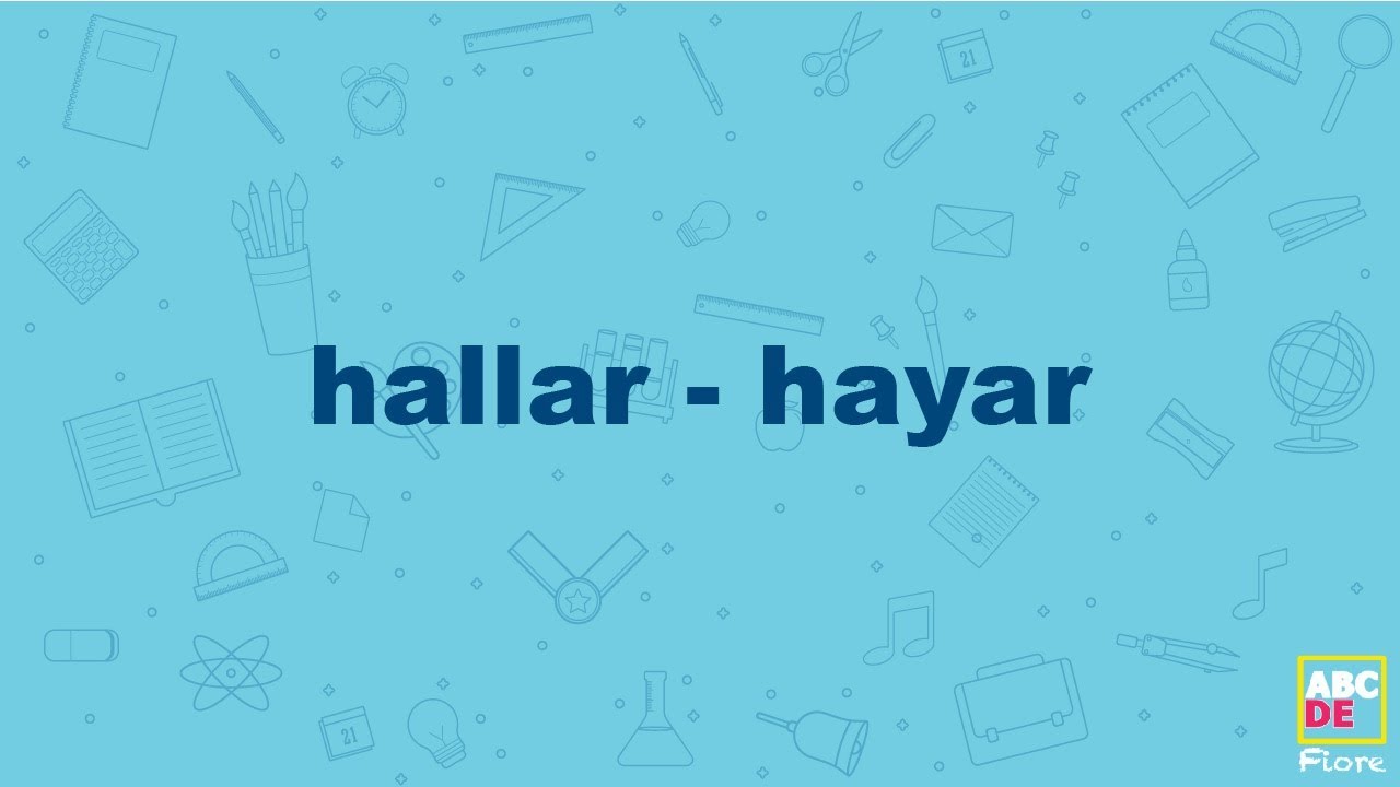 hallar o hayar - ABCDEFiore