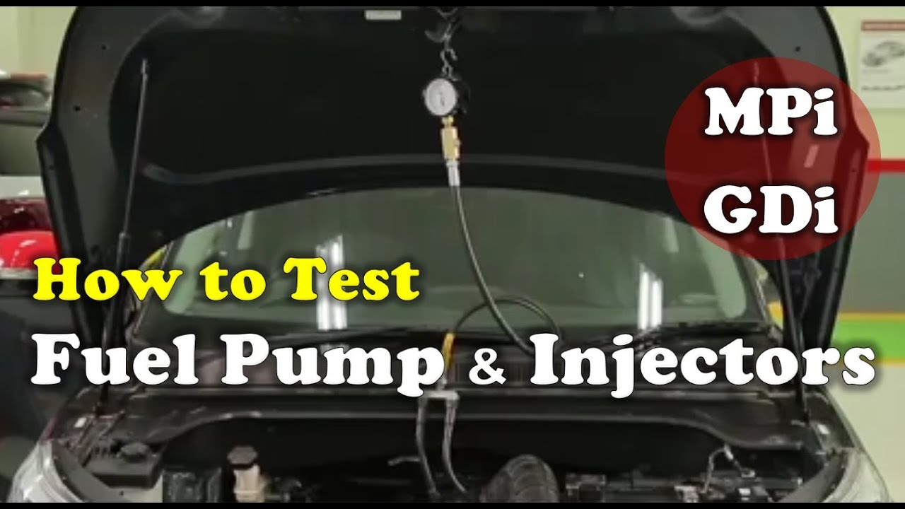 How to Test the Fuel Pump and Injectors on MPi and GDi Engines by Testing the fuel Line Pressure