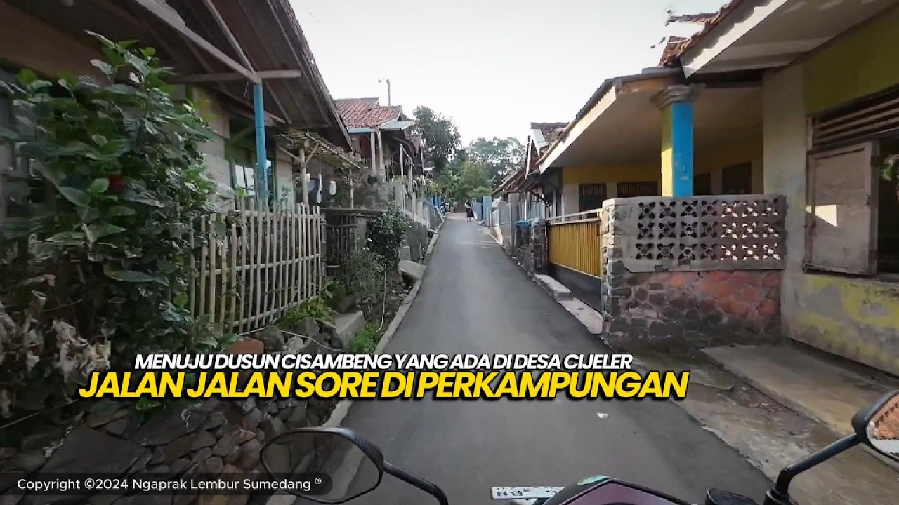 Jalan pedesaan wilayah Desa Cijeler Dusun Cisambeng Situraja Sumedang Jawa Barat