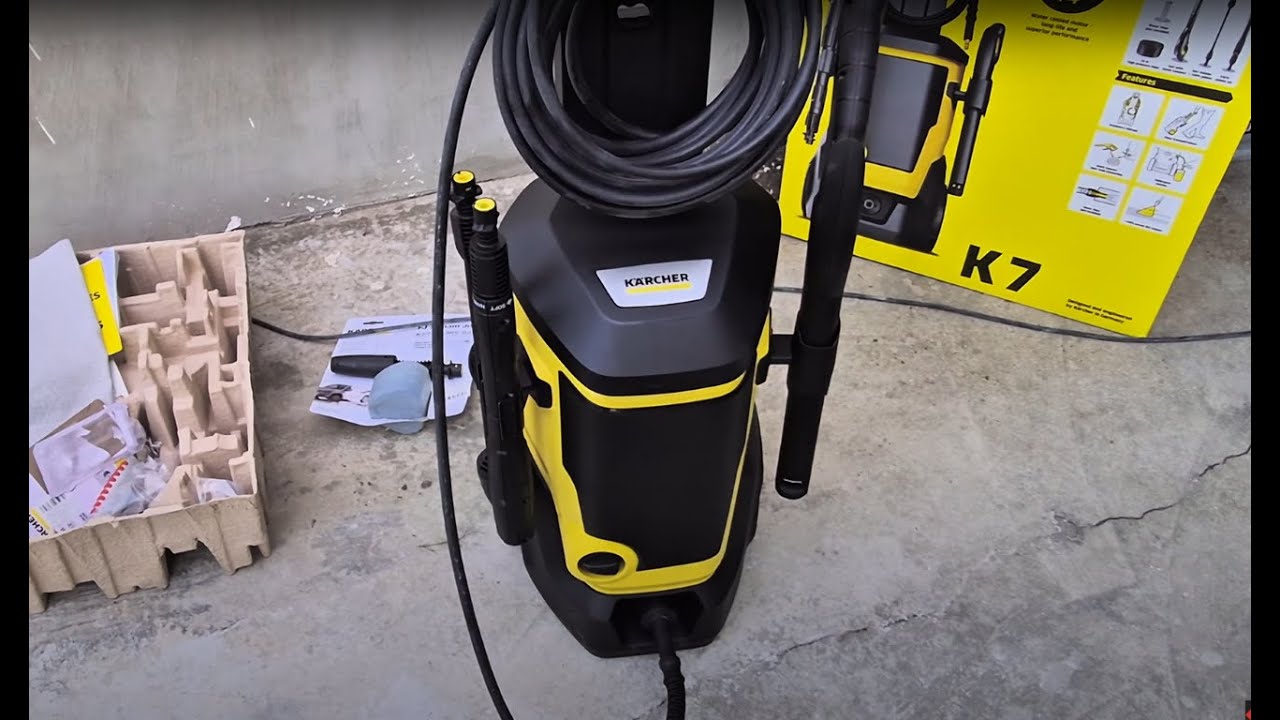 Karcher K7 Unboxing, Assembly and Test. (Clean Video no BS Edits)