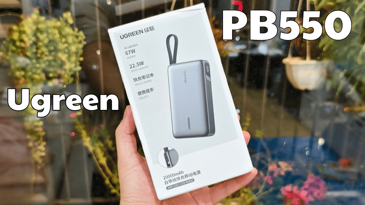 Check VAR Ugreen PB550 Kèo Điên Khùng 330K có 20000mAh - xiaomi turbo 67W - pin 21700