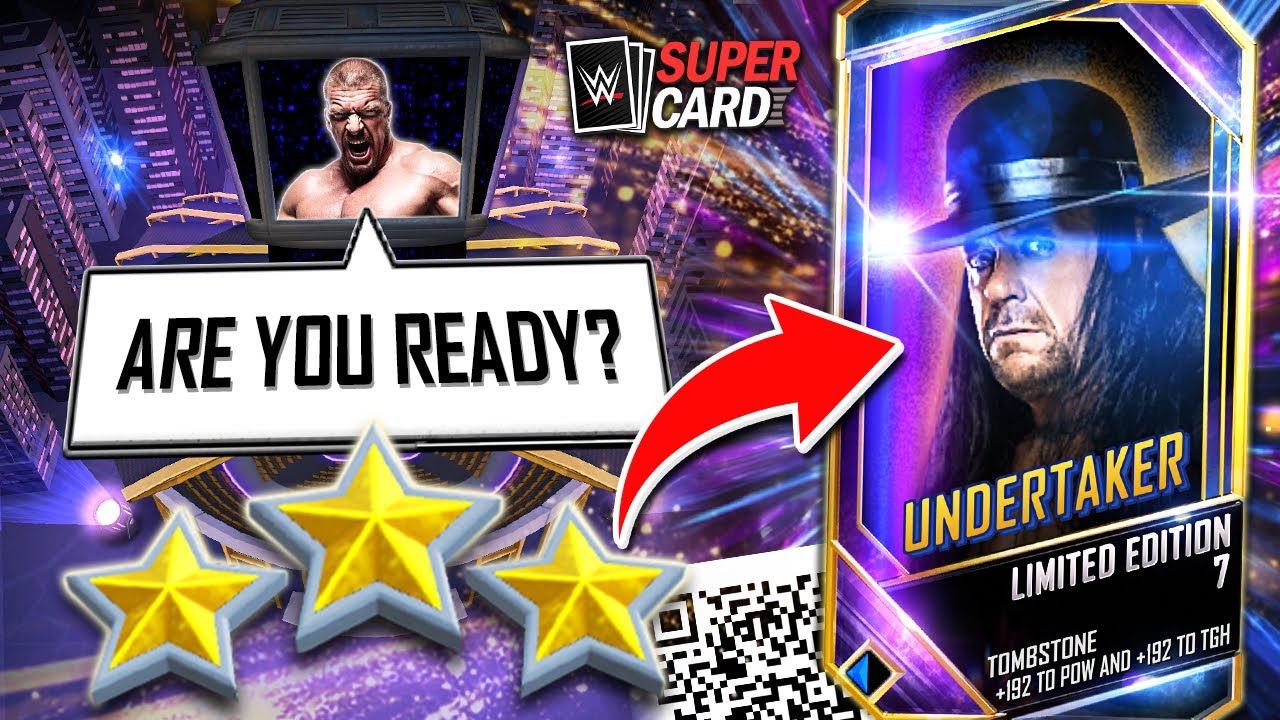 How I Finished Campaign for UNDERTAKER Limited Edition! Secret QR Code... | WWE SuperCard