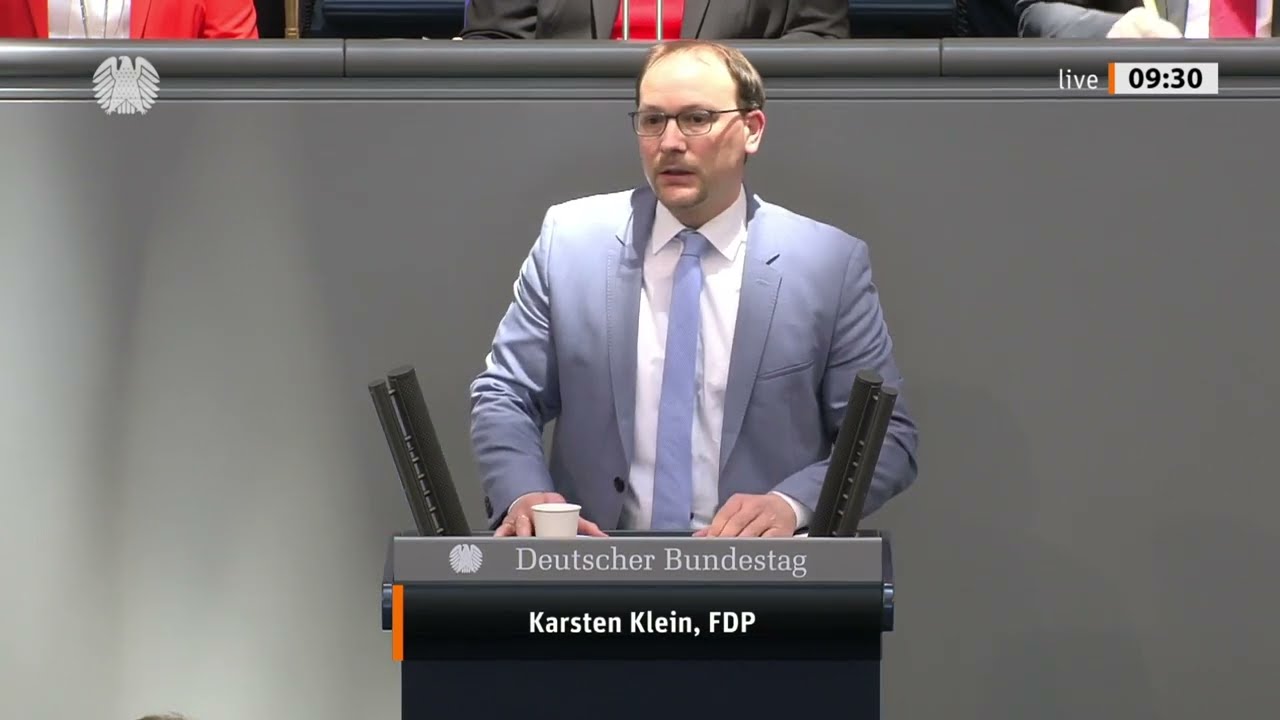 Karsten Klein (FDP), MdB: Rede zum Etat des BMWK in der 1. Lesung zum Bundeshaushalt 2022