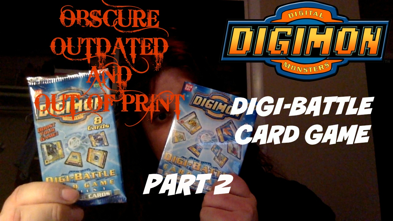Obscure, Outdated and Out of Print - Digimon Digi-Battle Card Game Part 2 - How to Play and REVIEW!
