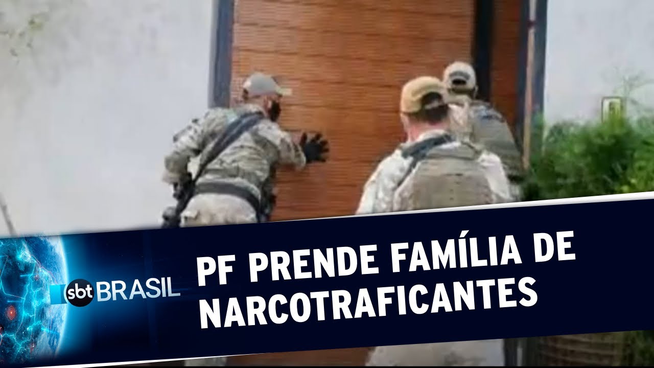PF prende família de narcotraficantes que ostentava vida de luxo | SBT Brasil (11/09/20)
