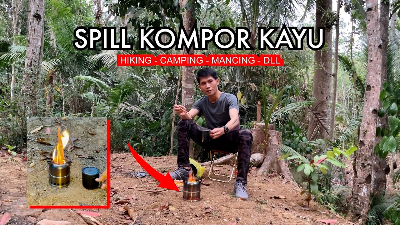 Kompor Solo camping bahan bakar kayu tanpa asap langka