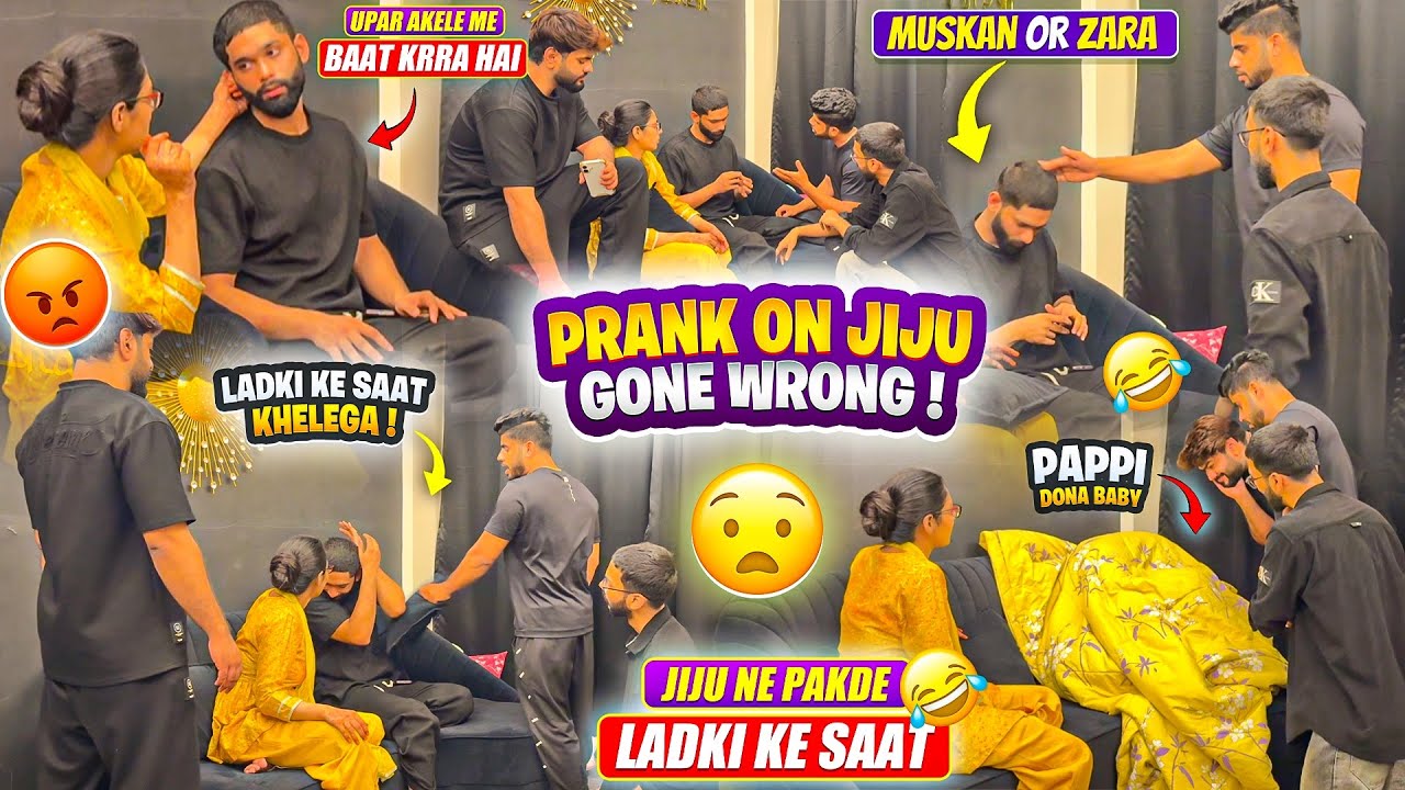 Jiju Ne Pakde Ladki Ke Saat😭Prank gone wrong | Bilal hua Laal | AALTU FALTU |