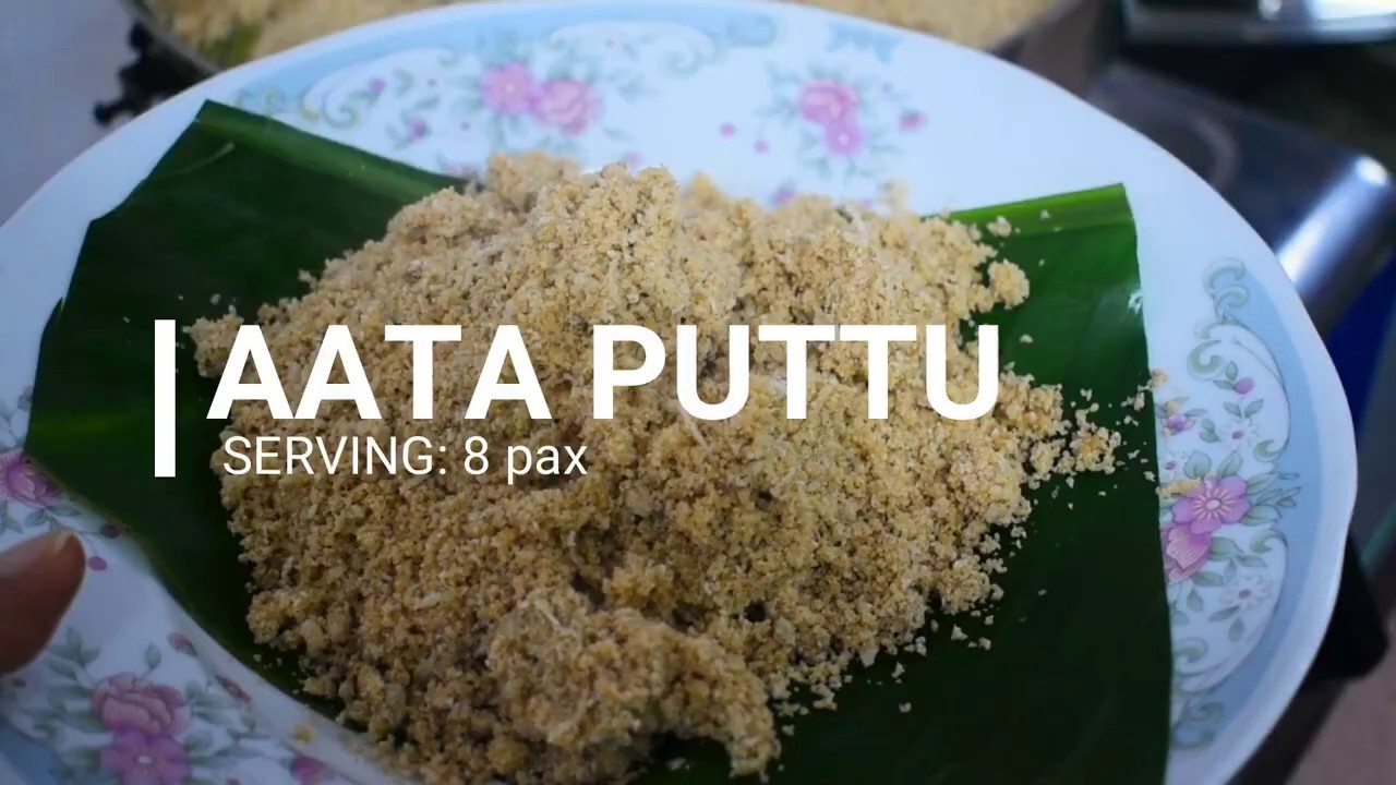 Atta Puttu // Whole Wheat Flour Puttu