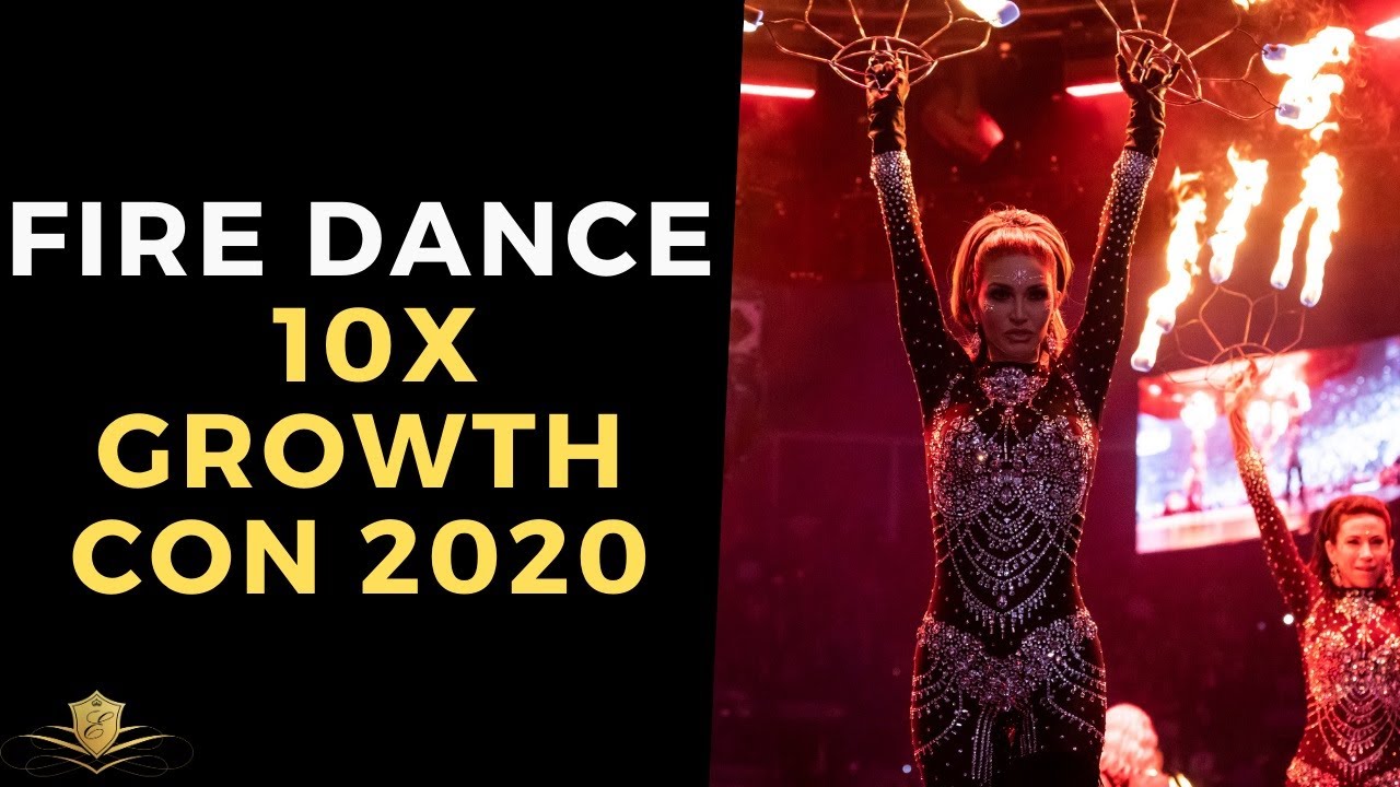 Огненное шоу Елены Кардоне на конференции 10X Growth Con 2020: закулисные кадры.