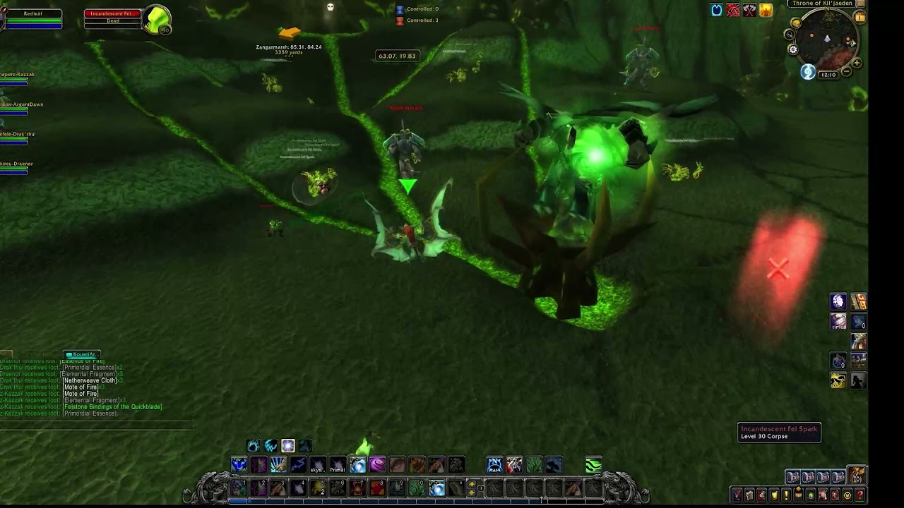 Wow Gold Farm - Mote of Fire/Primal Fire Farming