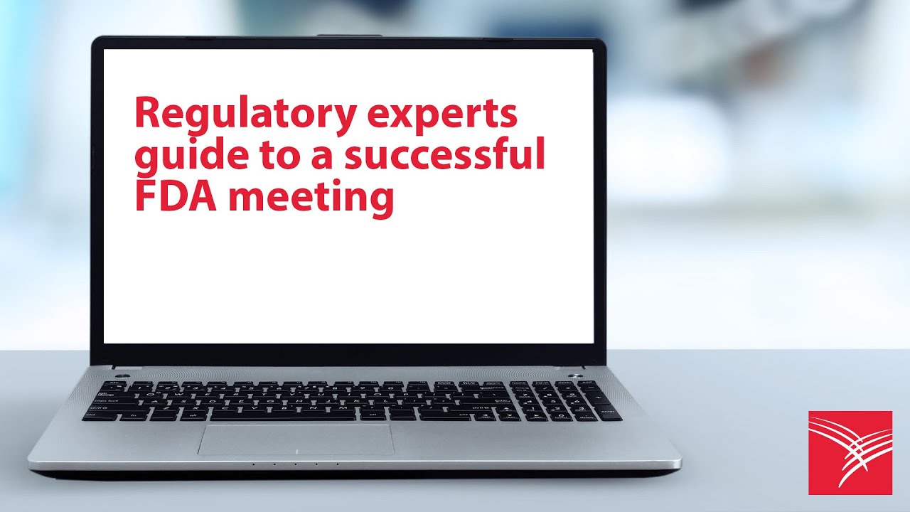 Regulatory experts’ guide to a successful FDA meeting