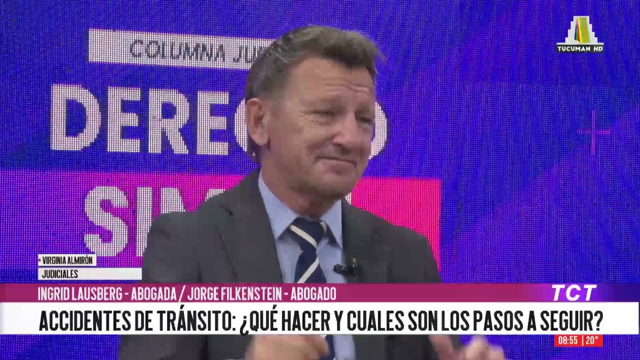 Accidentes de tránsito: ¿qué hacer y que pasos seguir? con Ingrid Lausberg y Jorge Filkenstein