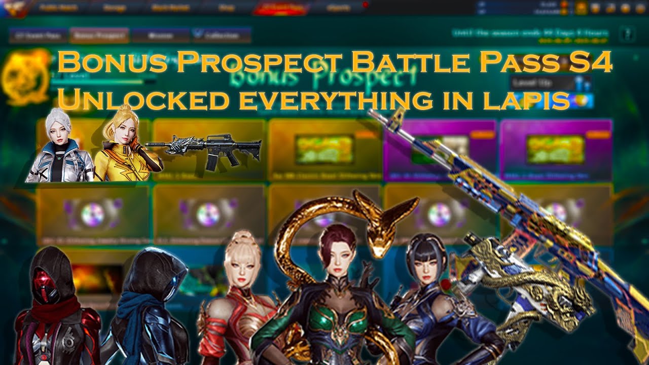 CrossFire West S4 Battle Pass Fully Cleared Unlocked EVERYTHING IN Lapis