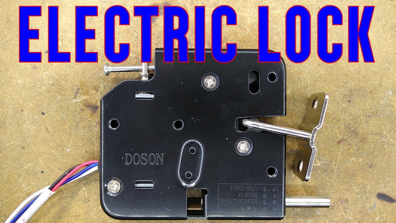Inside an eBay electric lock mechanism