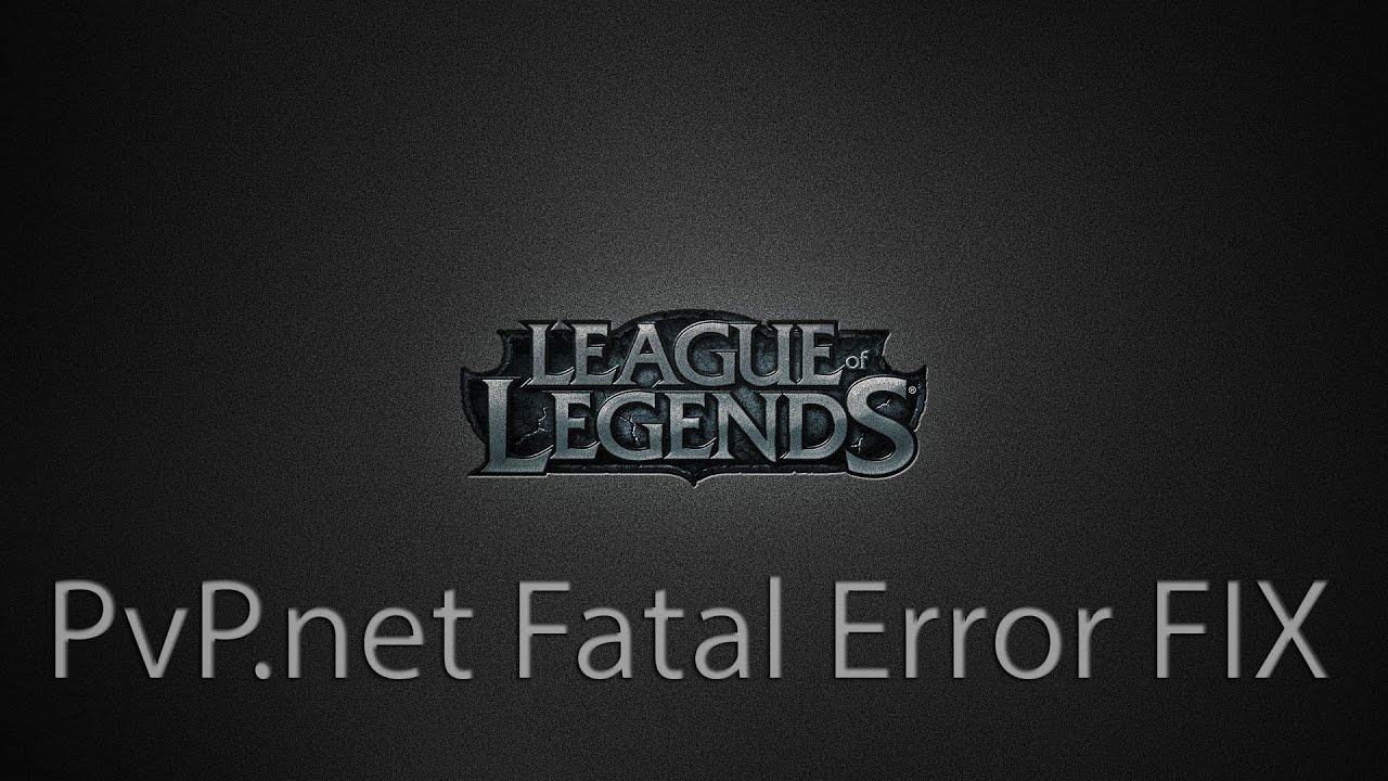 How To Fix PVP.net Patch Kernel has stopped working [Alternative Tutorial]