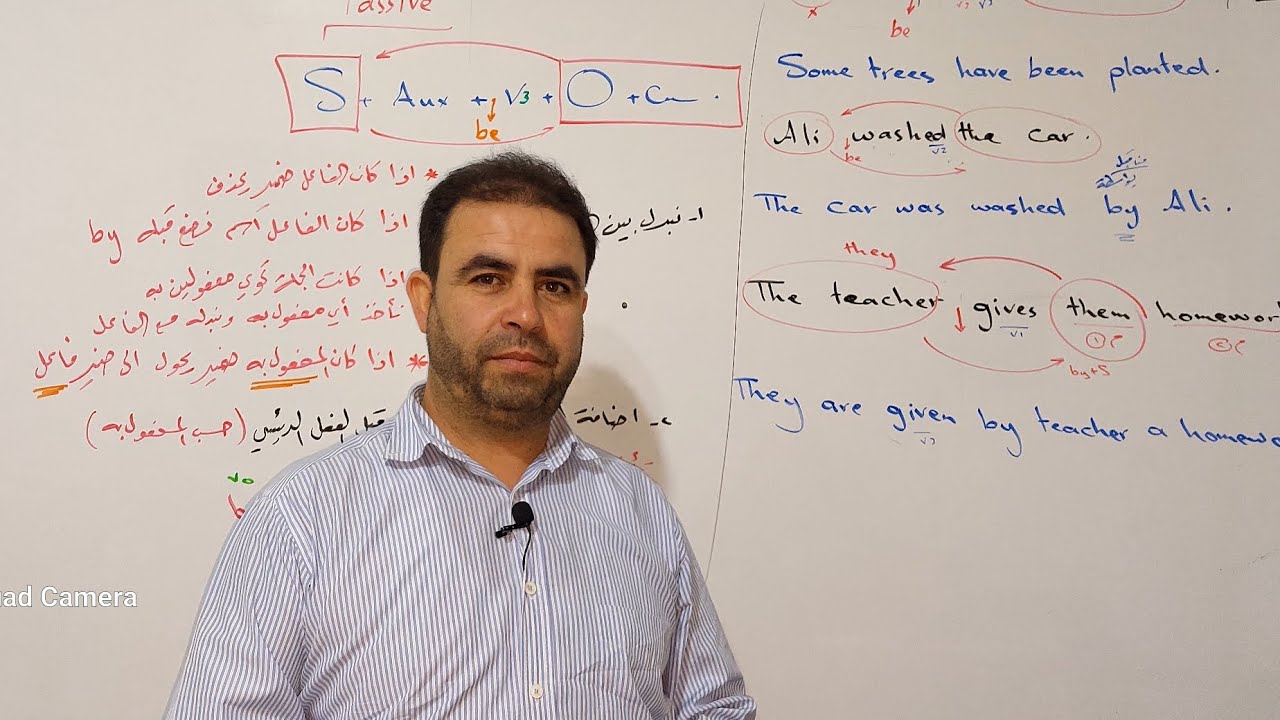 مراجعة بكلوريا ٥ المبني للمجهول passive