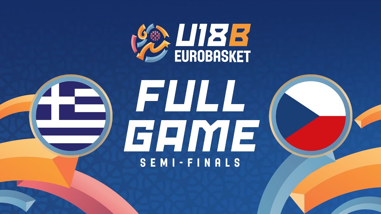 Semi-Finals | Greece v Czechia | Full Basketball Game | FIBA U18 Women's EuroBasket 2024 Division B