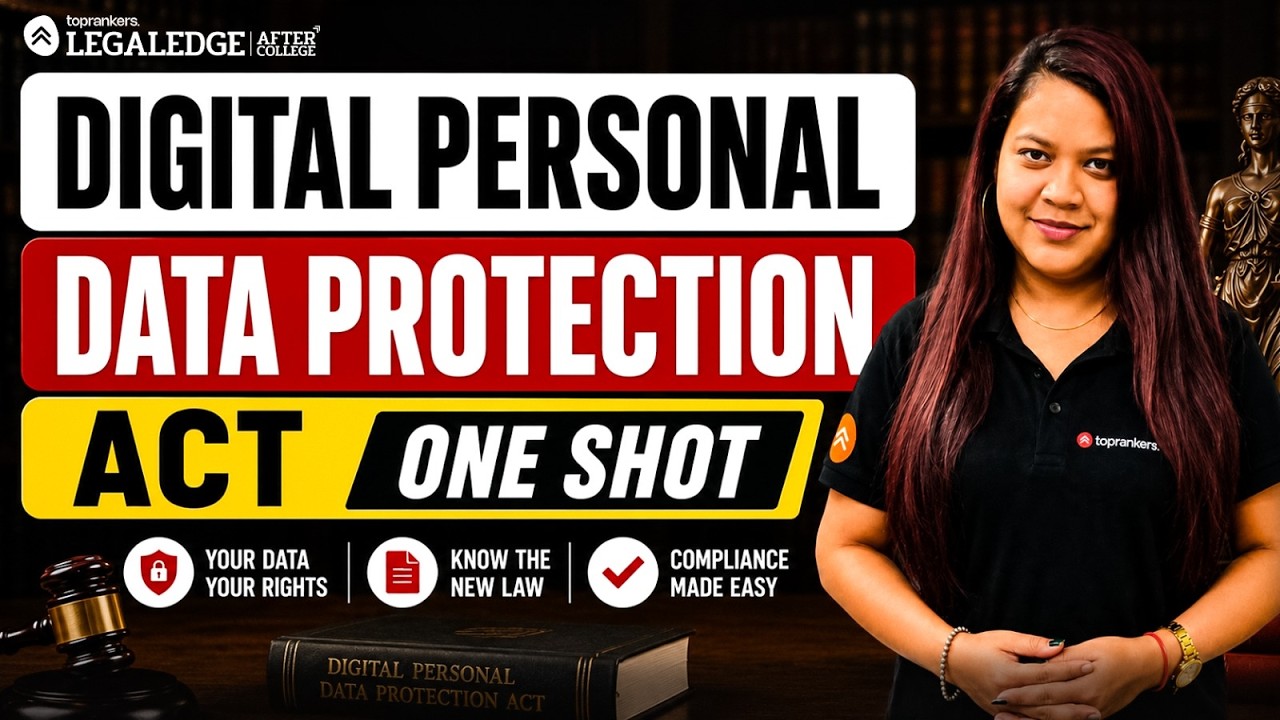 DPDP Act 2023 Complete | CLAT PG AILET PG One Shot